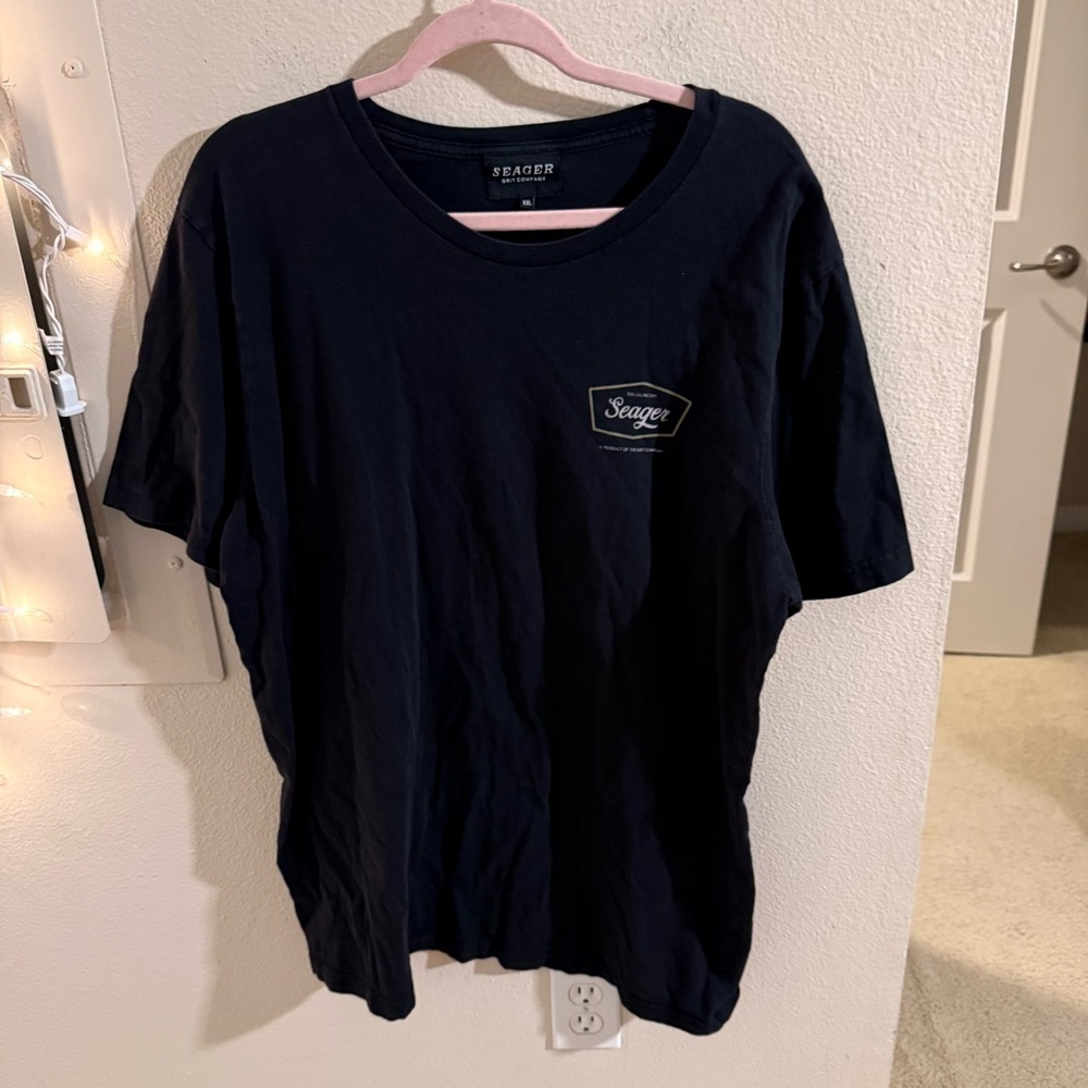 Seager Grit Company Black Logo Tee – XXL